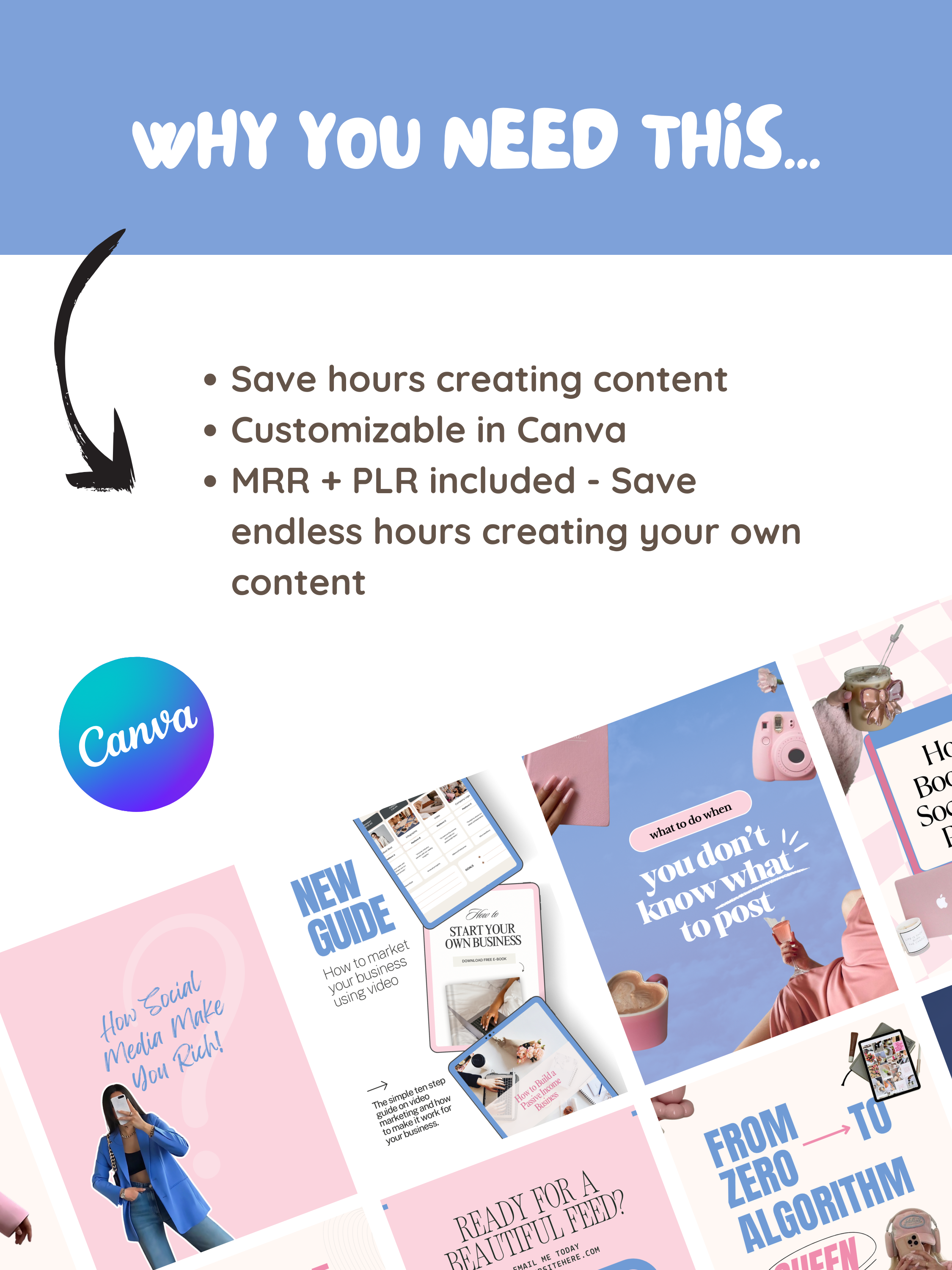 Pastel Aesthetic Instagram Carousel Templates