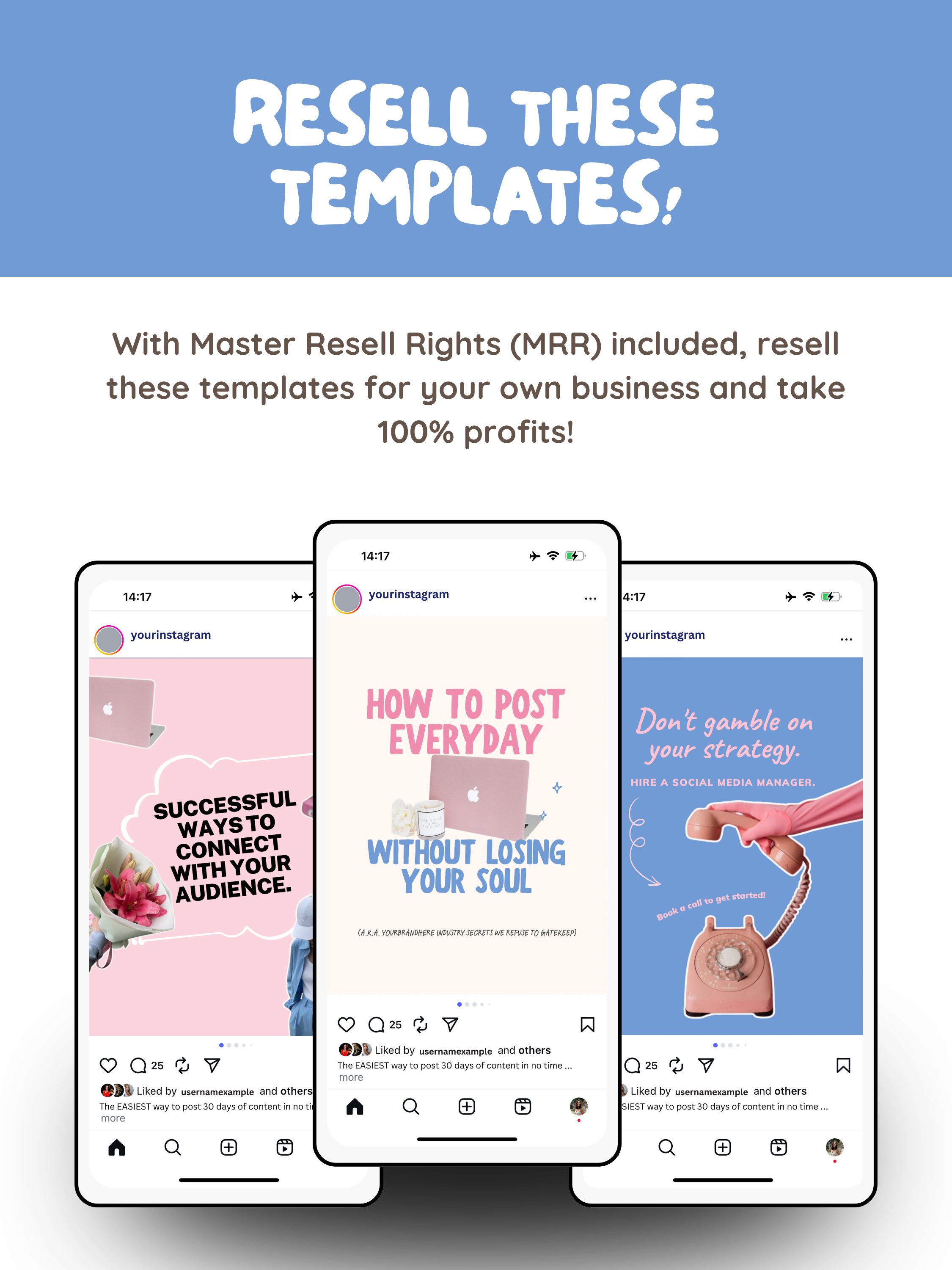 Pastel Aesthetic Instagram Carousel Templates